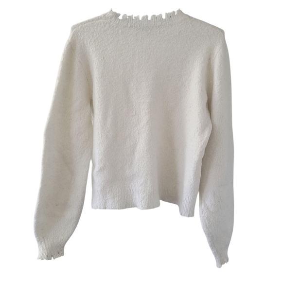 EUC Zara White Alpaca & Wool Sweater - Picture 5 of 9